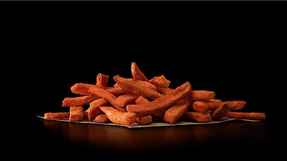 Mcdonald S Debuts Sweet Potato Fries At Restaurant Headquarters In Chicago Fox News