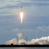 A Falcon 9 SpaceX rocket with the Israeli-owned Amos 17 commercial communications satellite lifts off from space launch complex 40 at the Cape Canaveral Air Force Station in Cape Canaveral, Florida, Aug. 6, 2019. 