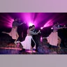 Couples dance during a show prior to the finals of the Salon category at the annual Tango Dance World Championship in Buenos Aires, Argentina, Aug. 20, 2019.