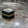 Muslim pilgrims circumambulate the Kaaba, the cubic building at the Grand Mosque, during the hajj pilgrimage in the Muslim holy city of Mecca, Saudi Arabia, Aug. 13, 2019. 