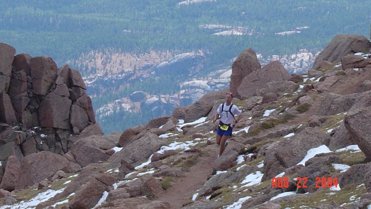 Paul Batura at the 2004 Pikes Peak Marathon