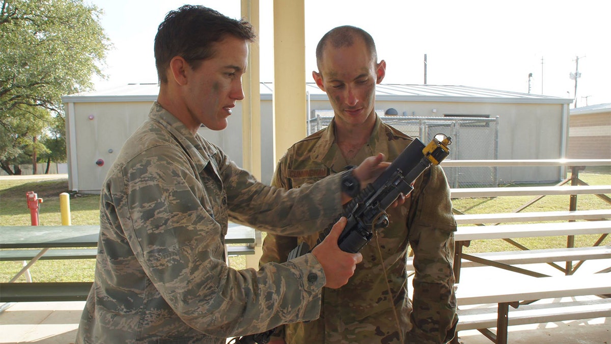 Airmen from different career fields challenging themselves in the Ranger Assessment course, a combat leadership course that could lead to attending Army Ranger School. (U.S. Air Force)