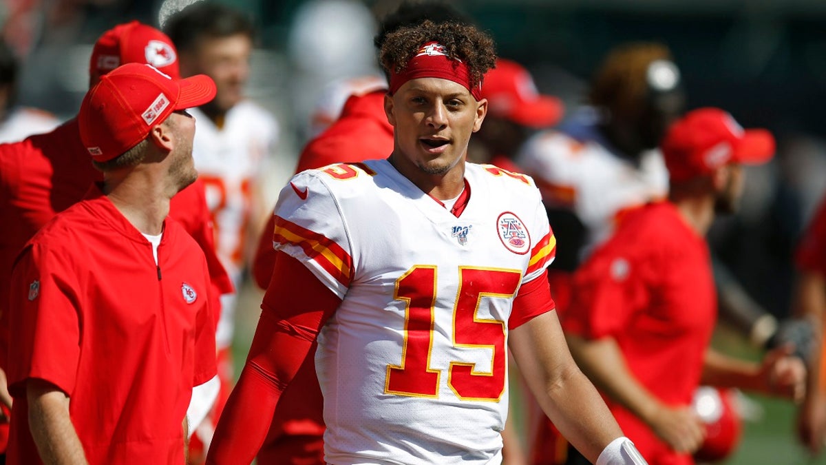 Mahomes was Alex Smith's understudy for one season. (AP Photo/D. Ross Cameron)