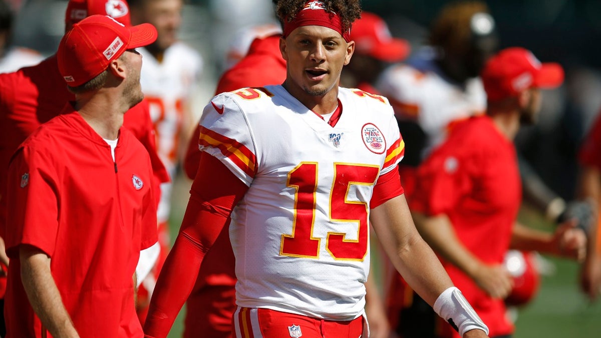 Mahomes was Alex Smith's understudy for one season. (AP Photo/D. Ross Cameron)