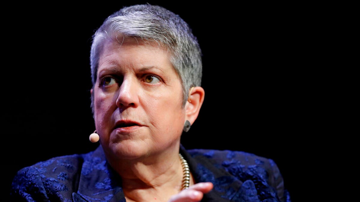 FILE: University of California President Janet Napolitano at a meeting of The Commonwealth Club in San Francisco. 