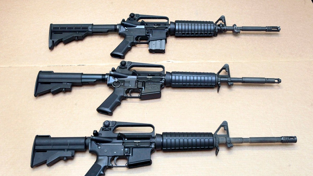 semiautomatic AR-15 rifles