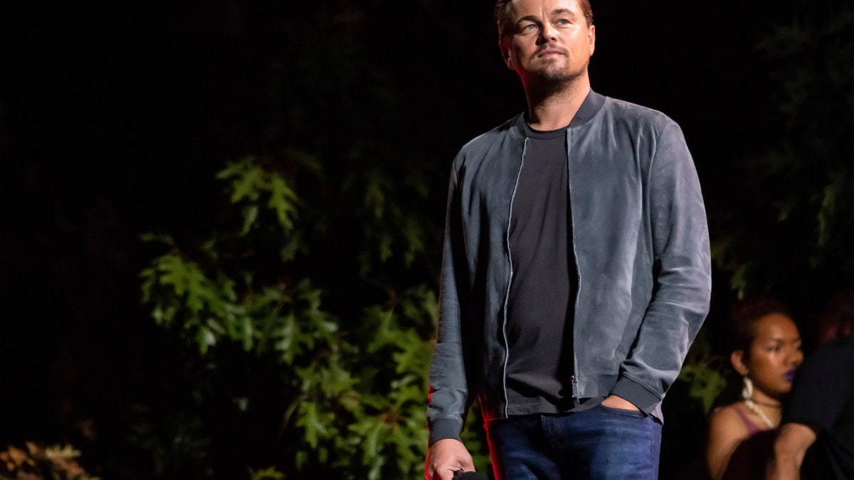 Leonardo DiCaprio speaks at the 2019 Global Citizen Festival in Central Park on Saturday, Sept. 28, 2019, in New York.