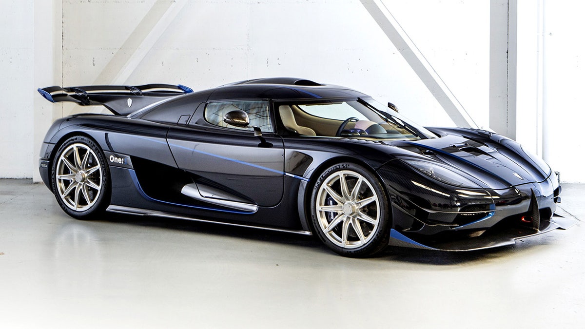 Swedish automaker Koenigsegg built just seven examples of the One:1, which has an estimated top speed of 273 mph.