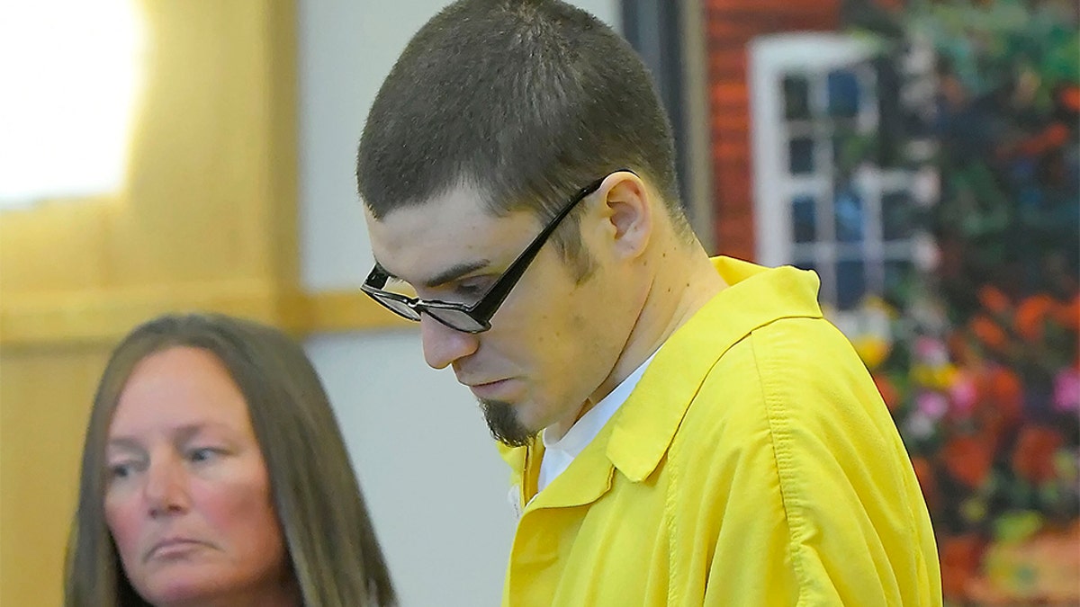 Alex Whipple appears in 1st District Court for his sentencing hearing on Tuesday, Sept. 24, 2019, in Logan Utah. Whipple was sentenced to life without the possibility of parole for murdering his niece Elizabeth "Lizzy" Shelley. (Eli Lucero/The Herald Journal via AP, Pool)