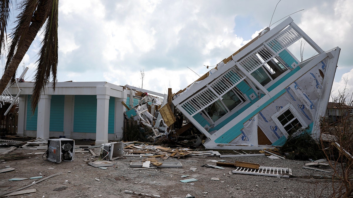 A devastated house is seen after Hurricane Dorian hit the Abaco Islands in Treasure Cay, Bahamas, September 7, 2019. (REUTERS/Marco Bello)