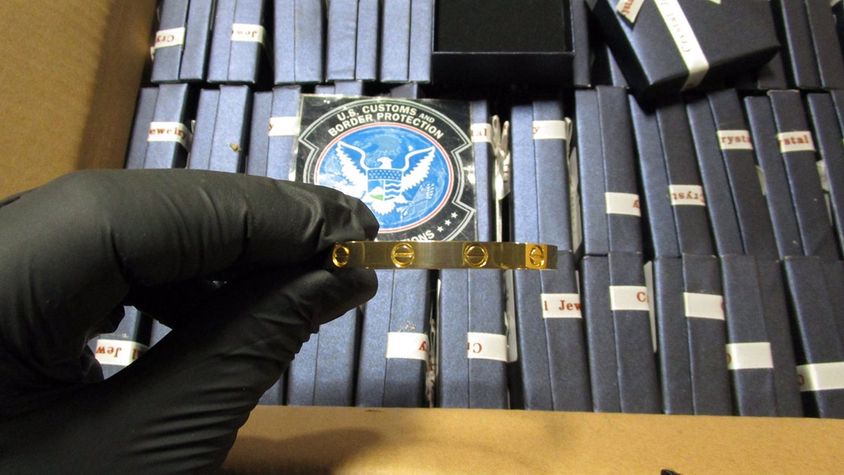 Customs and Border Protection seized millions in fake counterfeit jewelry. (Customs and Border Protection)