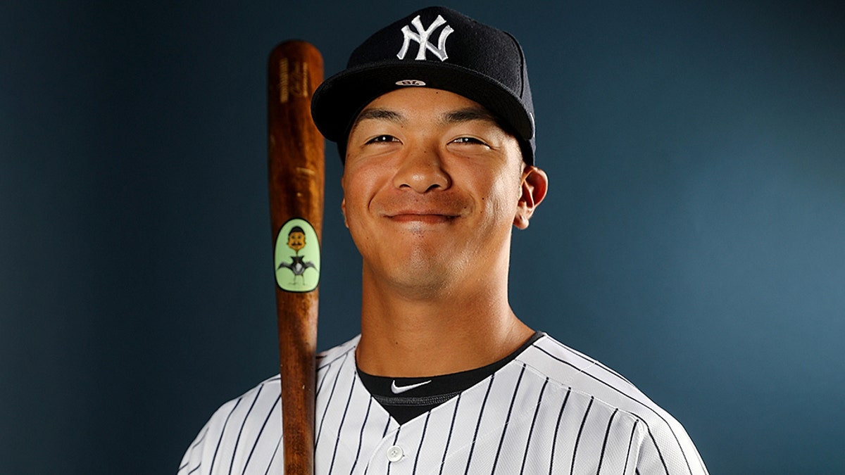 Numata during the New York Yankees photo day on February 21, 2018 at George M. Steinbrenner Field in Tampa, Fla. (Photo by Elsa/Getty Images)