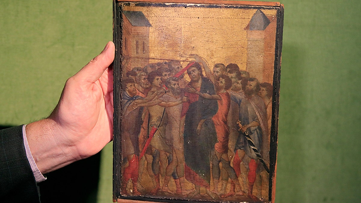 13th century painting by Italian master Cimabue 
