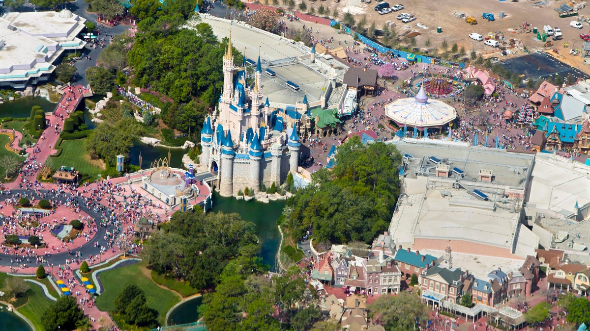 Disney World aerial view