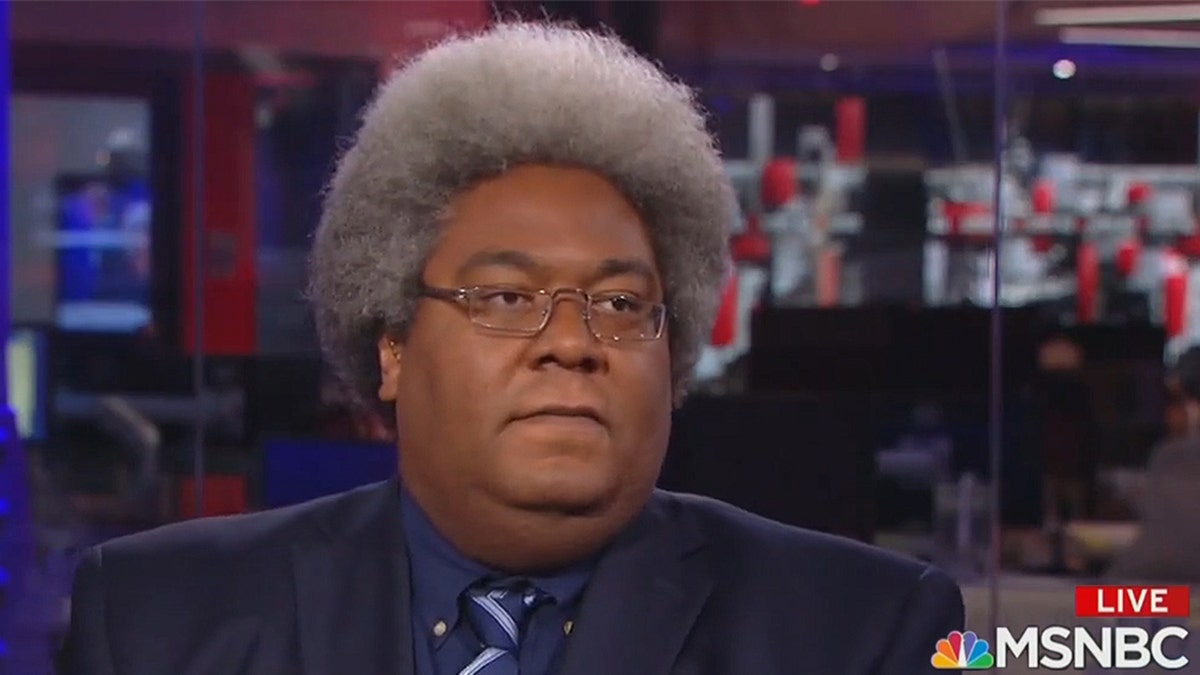 The Nation correspondent Elie Mystal appears on MSNBC in 2019. (Screenshot/MSNBC)