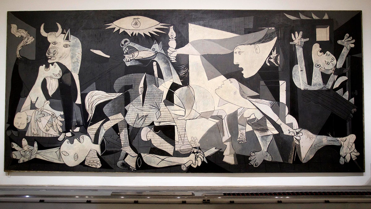 A picture of Picasso's Guernica painting