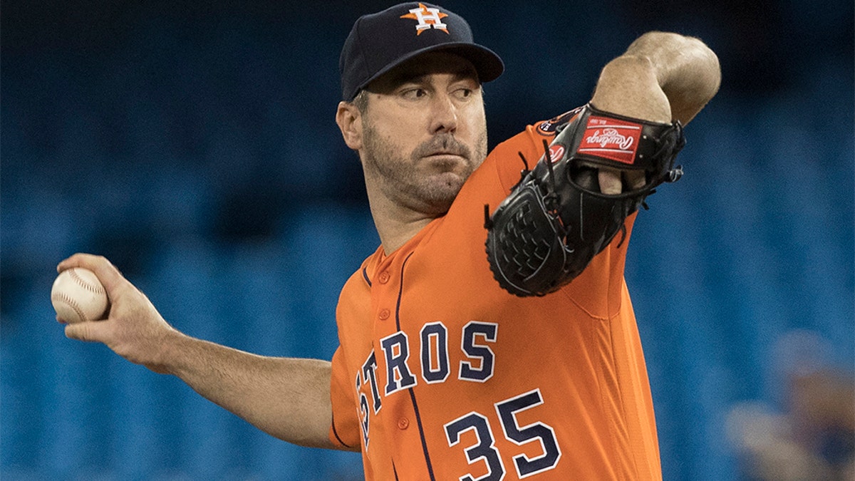 Houston Astros star Justin Verlander and Kate Upton donate his MLB