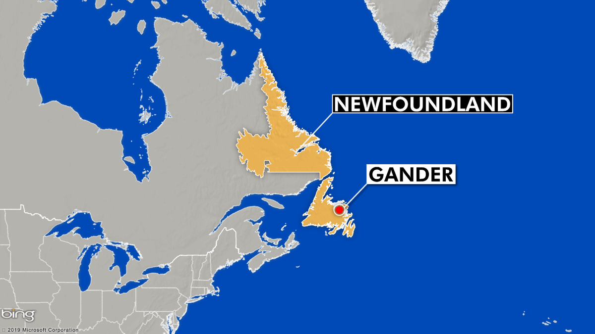 New Doc 9 11 Story Of Tiny Openhearted Town That Sheltered 7 000   MAP CANADA GANDER NEWFOUNDLAND 