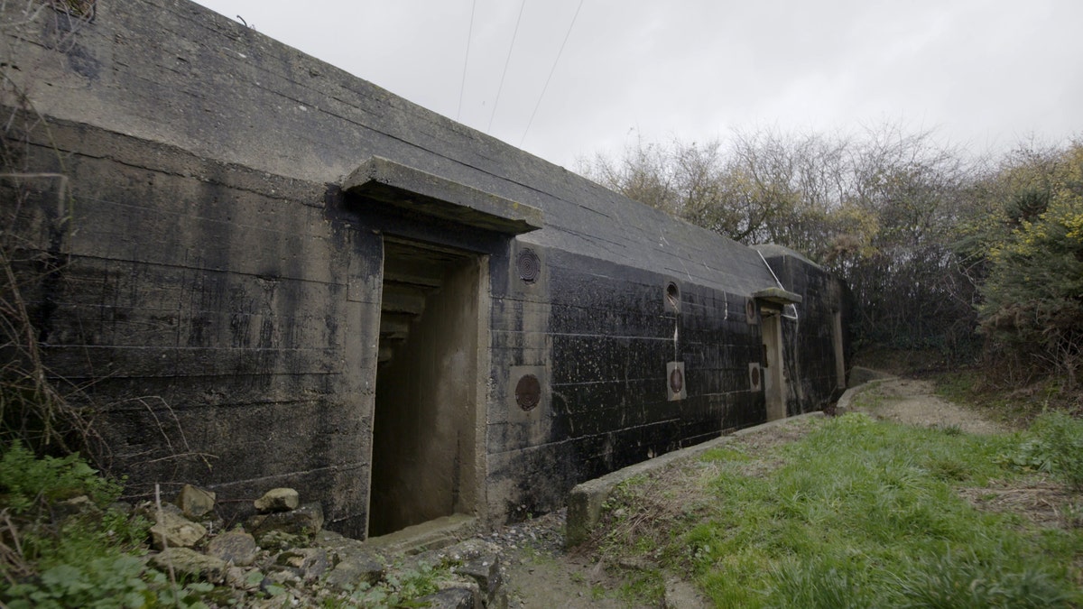 The exterior of a Maisy Batteries bunker. (Science Channel)