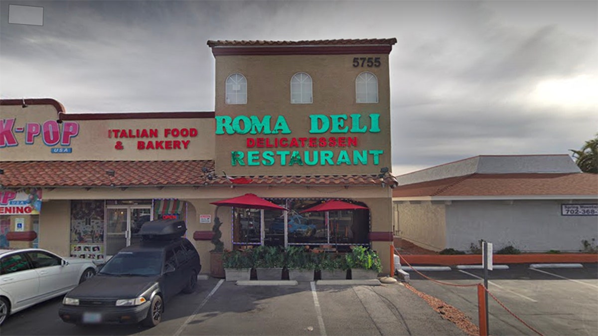 The alleged stabbing unfolded at a restaurant in Las Vegas.