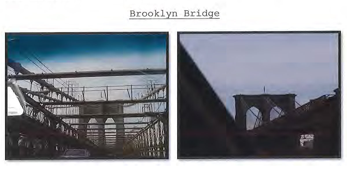 A photo of the Brooklyn Bridge. (Court documents)