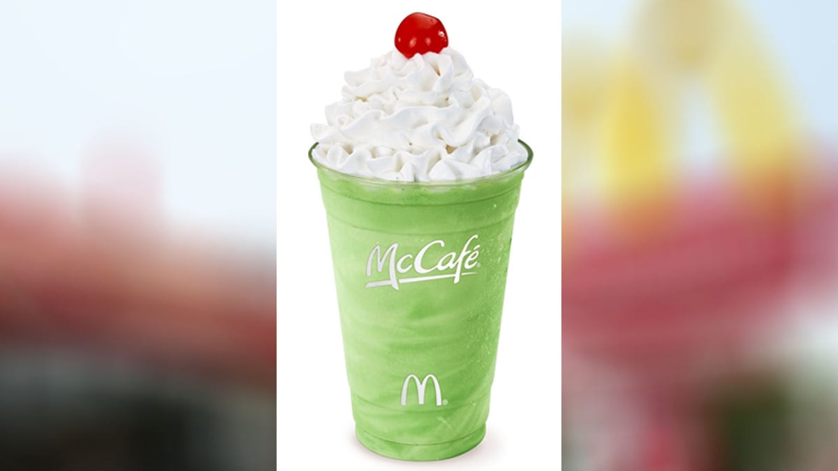 McDonald's seasonal Shamrock Shake is back. 