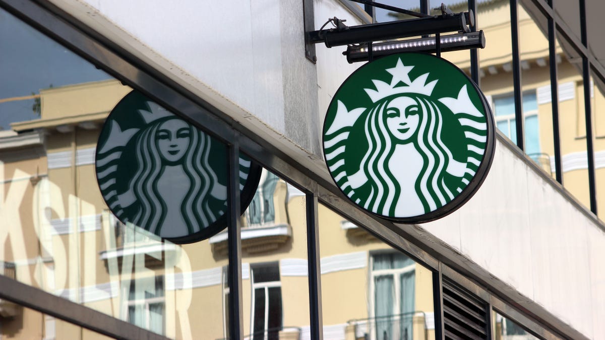 Starbucks Sign in Monaco, La Condamine