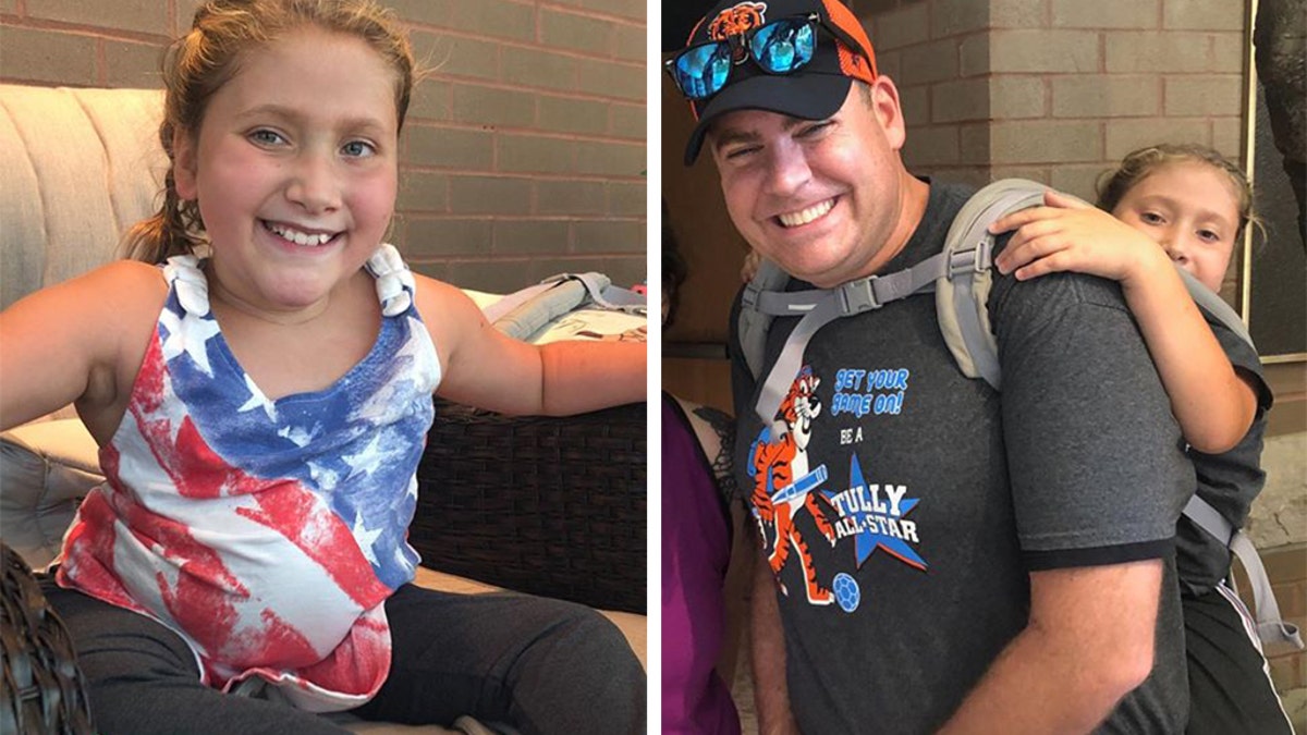 The 10-year-old little girl, who has Spina Bifida and uses a wheelchair, thought she would not be able to attend the group trip as the falls are not accessible for her.