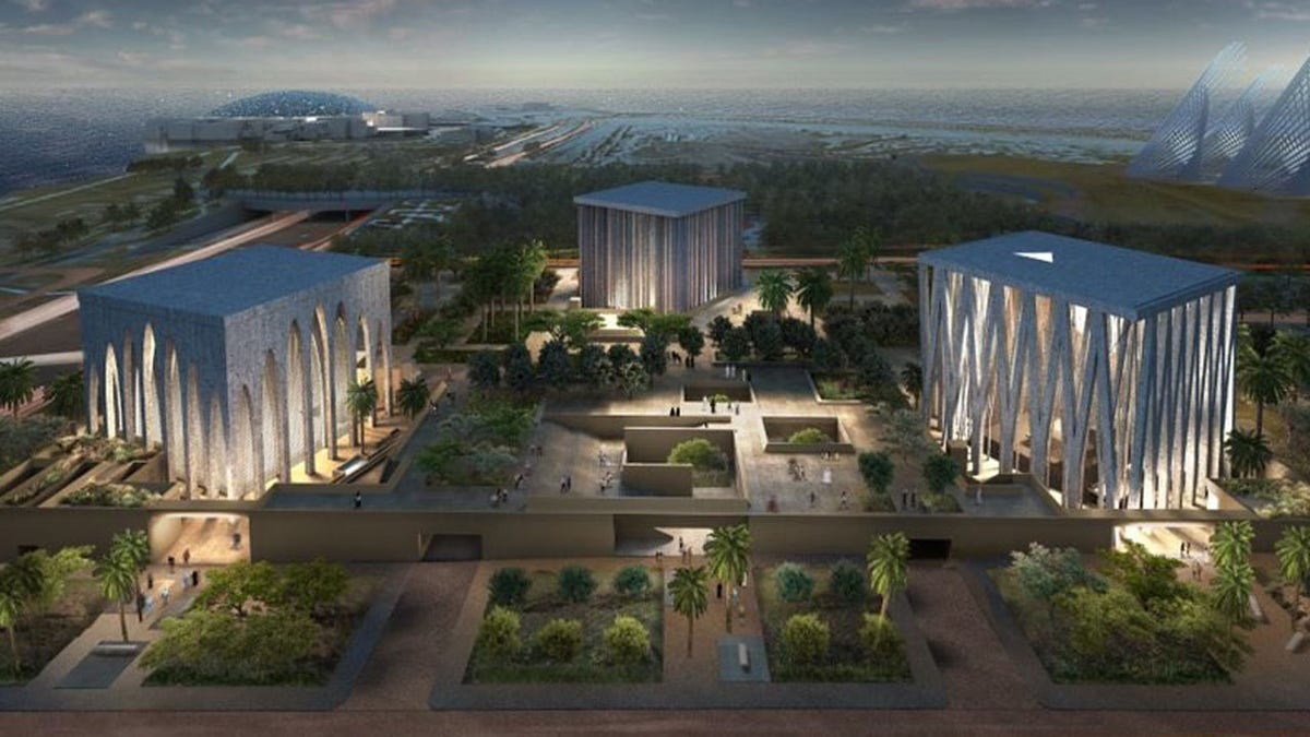 The Abrahamic Family House to be built in Abu Dhabi, UAE.