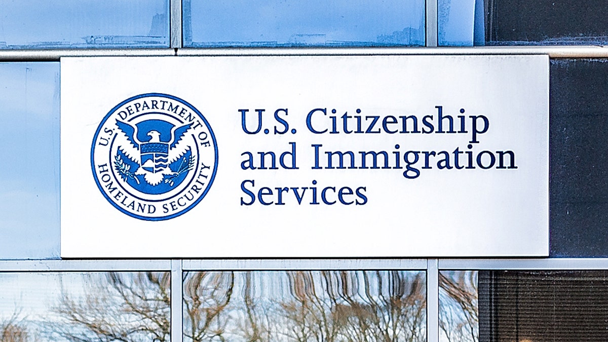 U.S. Citizenship and Immigration Services suign