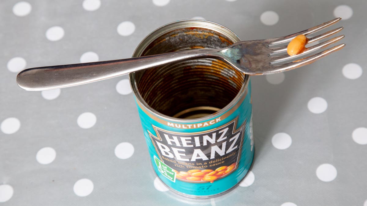 Flabbergasted Steve Smith, 41, had recently bought the multipack tin from U.K. supermarket Tesco online and was hoping to cook a quick meal after a busy day.