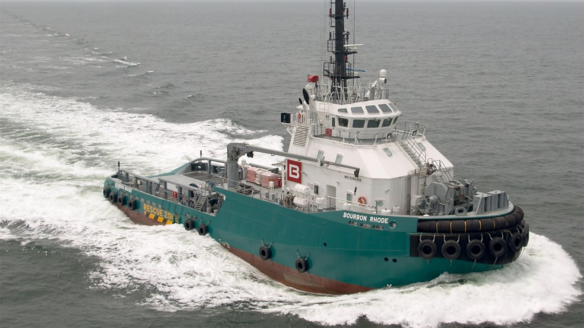 The tug supply vessel Bourbon Rhode was built in 2006.