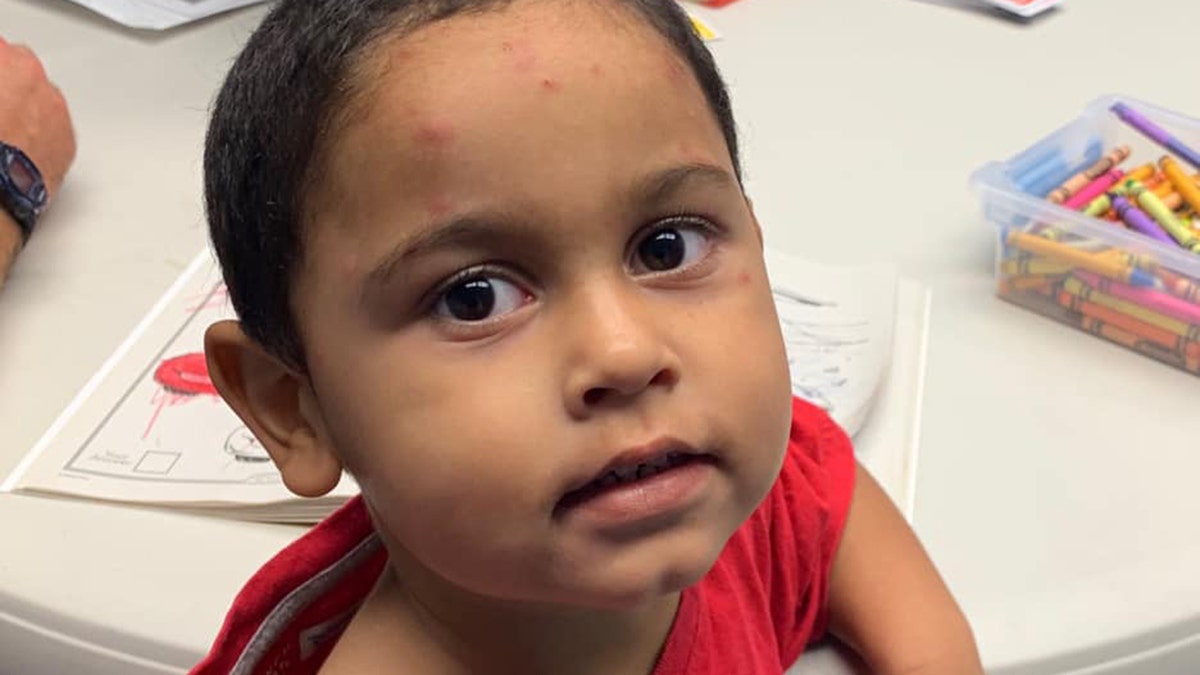 Buffalo police on Monday said they were looking for the parents of this 3-year-old boy who was found sleeping on a porch.