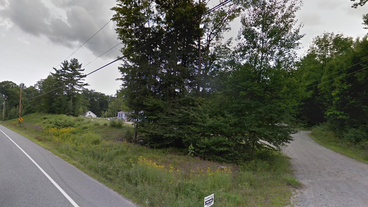 Maine State Police recovered the remains of a female, believed to be in her 80s, buried on this property in Norway, Maine. 