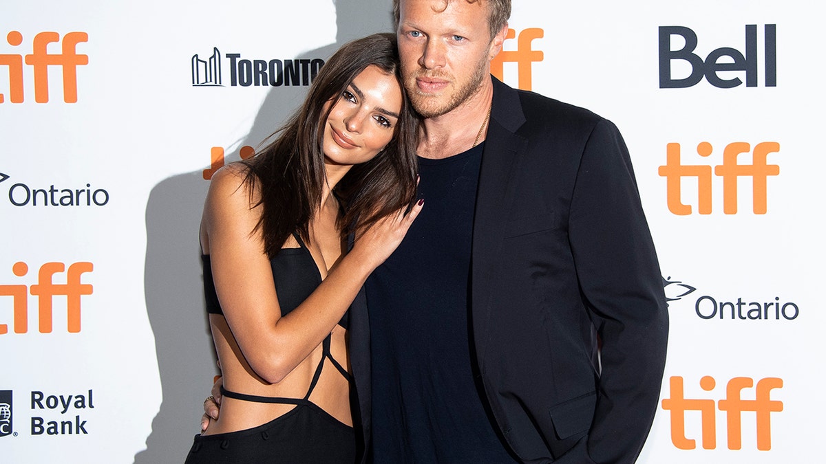 Emily Ratajkowski and husband Sebastian Bear-McClard