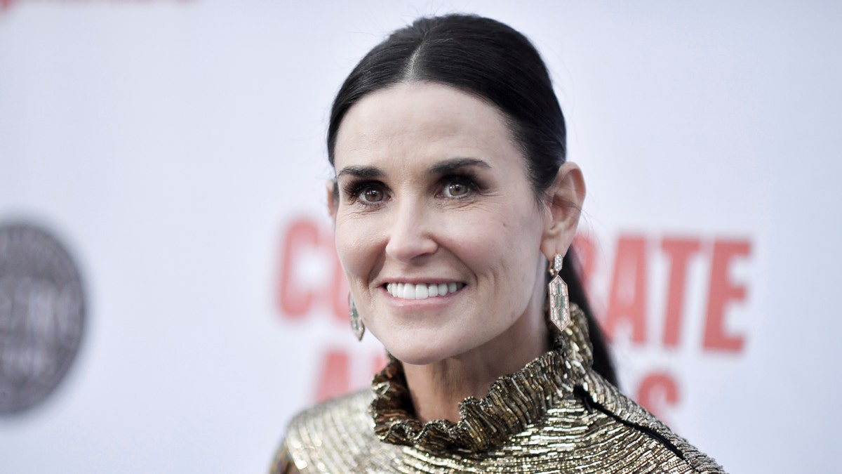 Demi Moore attends the LA premiere of 'Corporate Animals' at NeueHouse on Wednesday, Sept. 18, 2019, in Los Angeles.