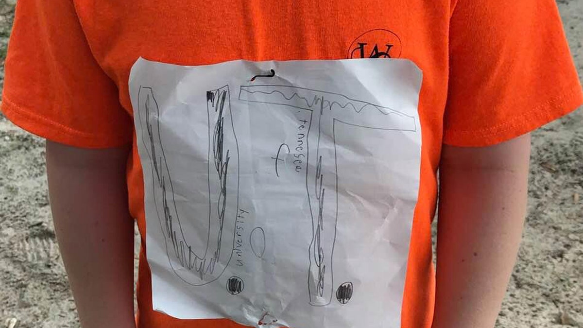 An unnamed student's University of Tennessee T-shirt design becomes college's official gear. (Photo: Facebook)