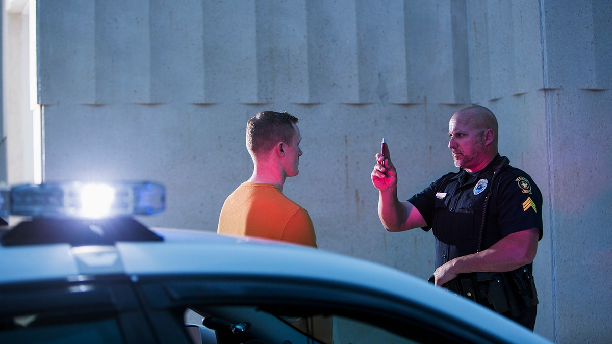 An unidentified man, not pictured here, drove away from a courthouse in Canada — just after a judge sentenced him not to drive.