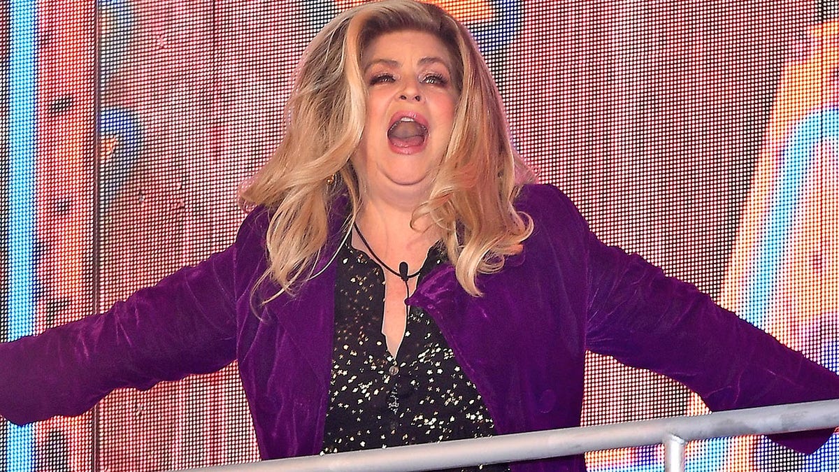 Kirstie Alley enters the house during the Celebrity Big Brother Launch Night at Elstree Studios, Hertfordshire. (Photo by Ian West/PA Images via Getty Images)