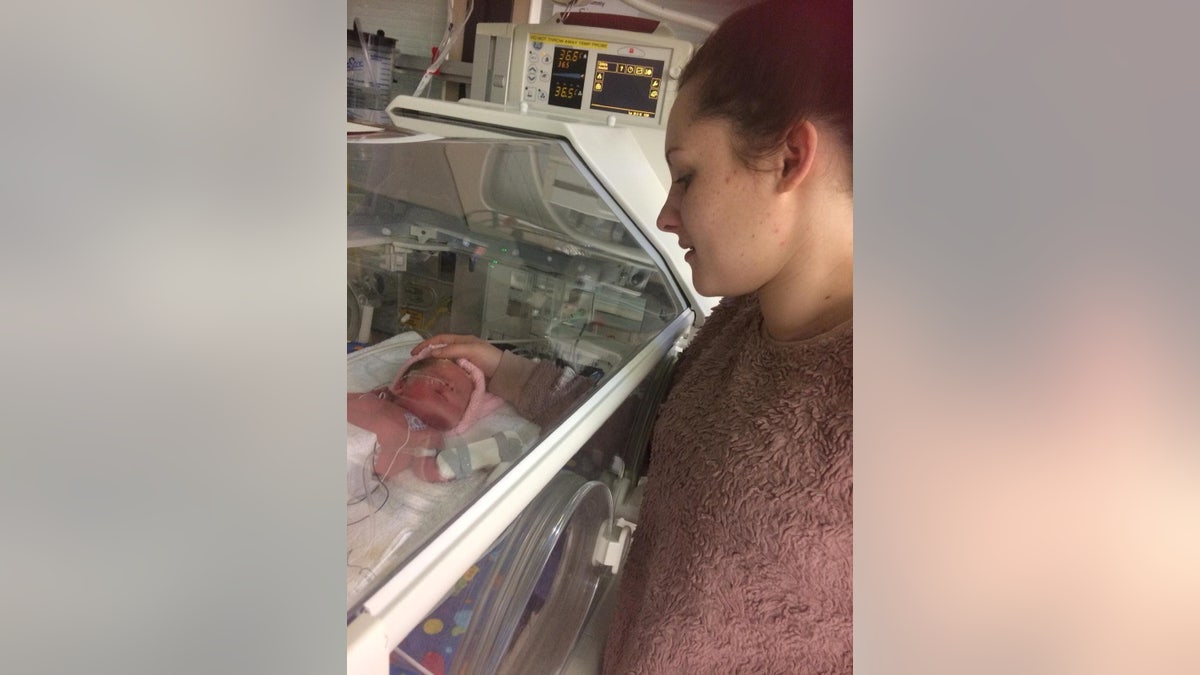 "I knew it was the best place for her, but I just wanted to hold my baby girl," she said.
