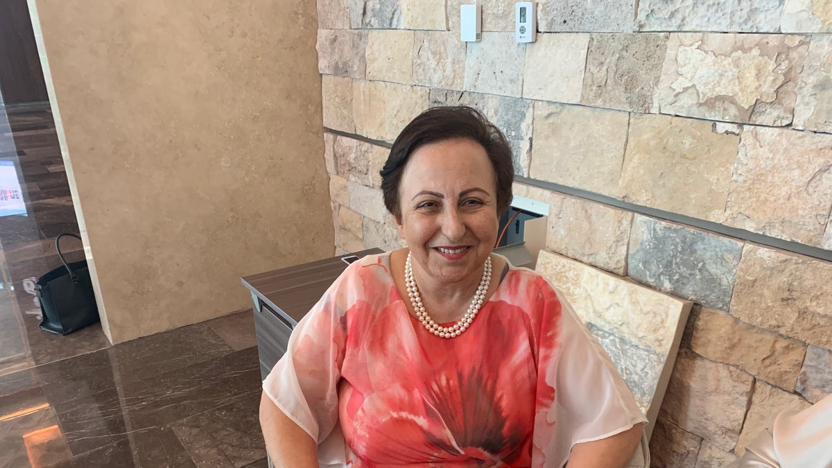 Shirin Ebadi, an Iranian former judge and human rights activist now exiled in London, cautioned against inking “peace deals” with the current Tehran regime.