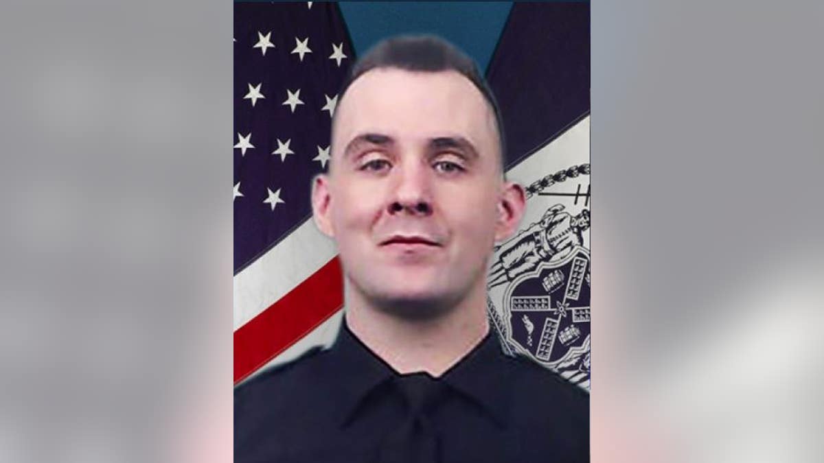 New York Police Officer Brian Mulkeen died from friendly fire Sunday during a struggle with an armed suspect, police officials said.