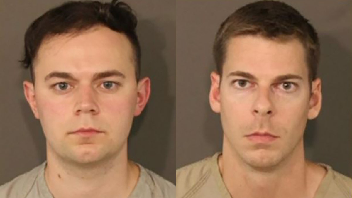 Christian Gibson, 26, left, a former church youth director, and Austin Kosier, 31, a medical doctor were both charged with attempted unlawful sexual conduct with a minor and importuning, authorities say.