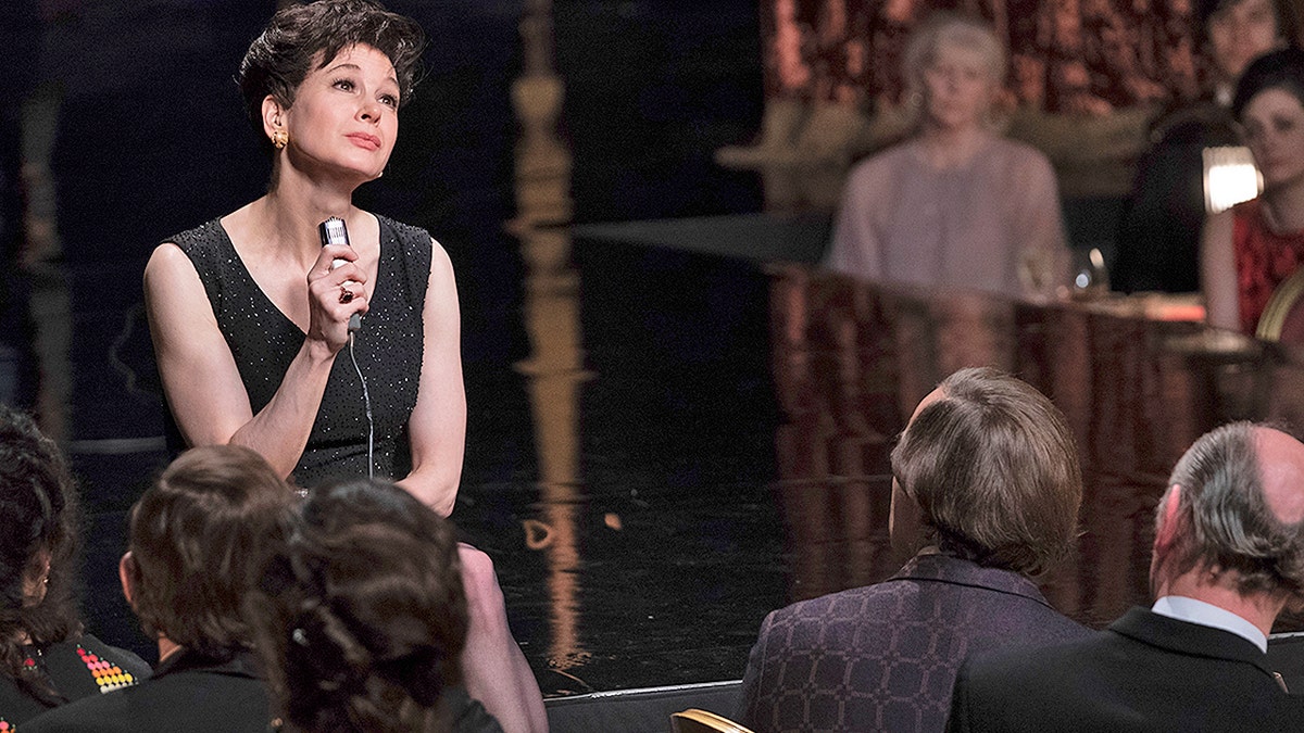 This image released by Roadside Attractions shows Renée-Zellweger as Judy Garland in a scene from 