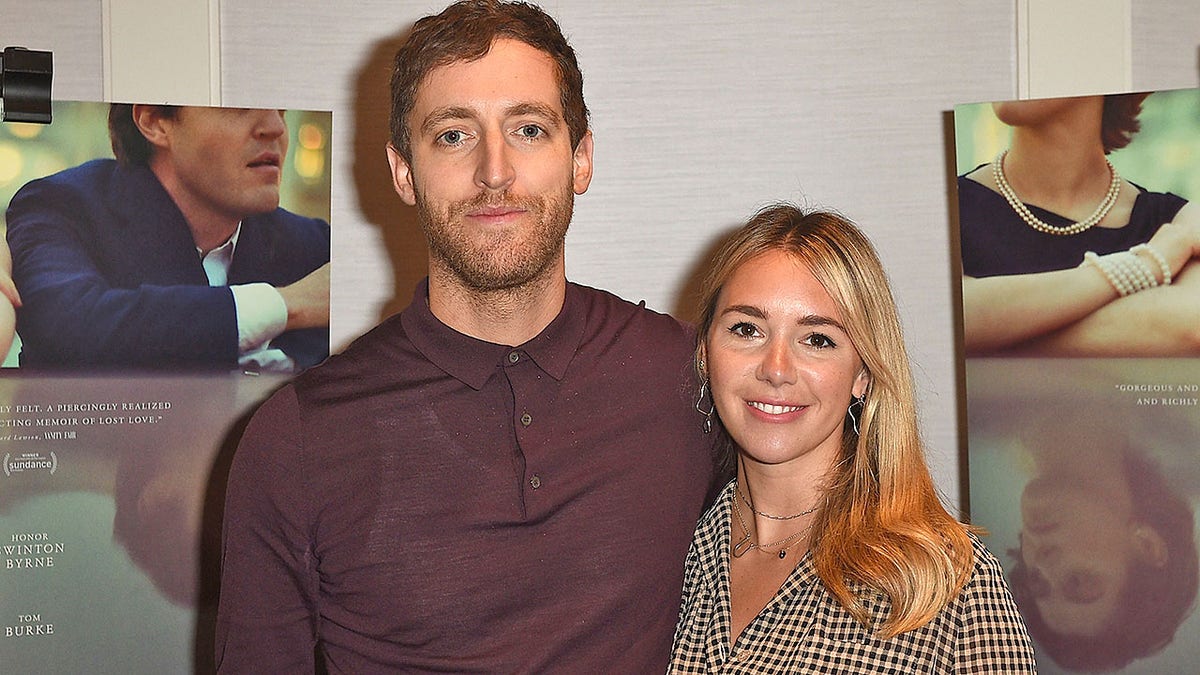 WEST HOLLYWOOD, CA - MAY 09: Thomas Middleditch (L) and Mollie Gates attend the Los Angeles Special Screening of A24's 