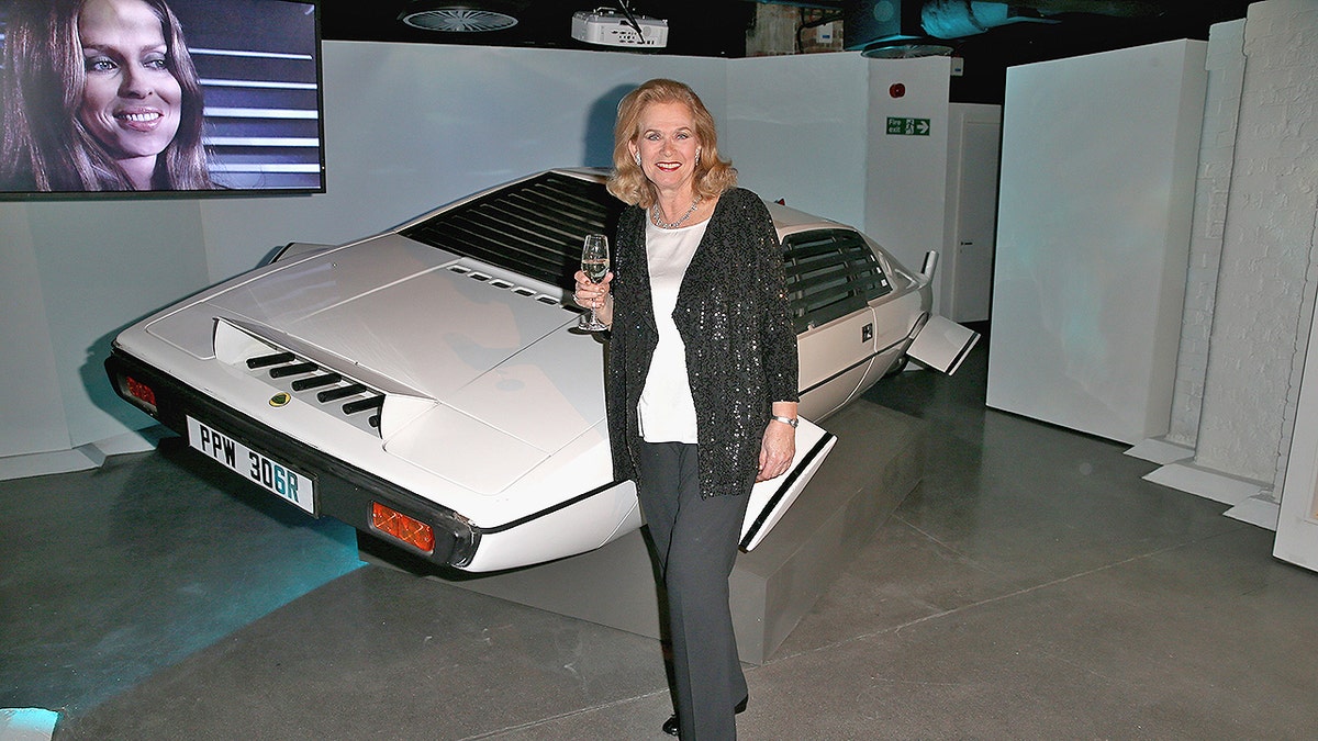 Actress Valerie Leon attends a party ahead of the opening of the Bond In Motion exhibition at the London Film Museum on March 18, 2014 in London, England. The Exhibition is the largest official collection of original Bond vehicles and opens on the 21st March to the general public.  (Photo by Chris Jackson/Getty Images for London Film Museum)