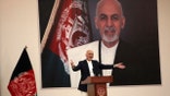 Afghan President Ashraf Ghani speaks during a ceremony to introduce the new chief of the intelligence service, in Kabul, Afghanistan. President Donald Trump's halt to U.S.-Taliban talks looks like a gift to the beleaguered Afghan president, who has insisted on holding a key election in less than three weeks’ time despite widespread expectations that a peace deal would push it aside. (AP Photo/Rahmat Gul, File)