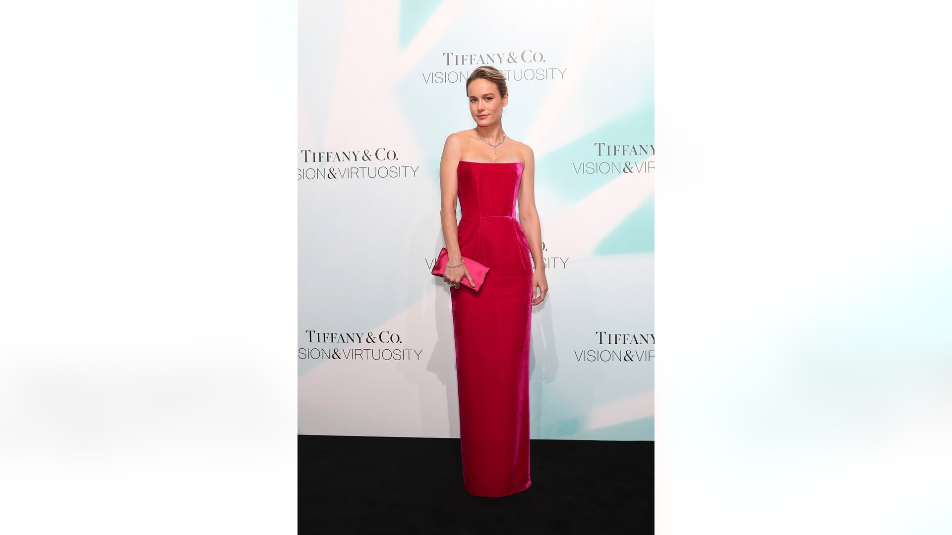Brie Larson stuns at  Tiffany &amp; Co.'s Vision and Virtuosity Brand Exhibition on September 19, 2019 in Shanghai, China. 