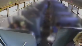 Washington bus driver who allegedly drove while drunk caught on camera driving erratically