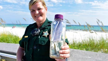 Bottle with Texas man's ashes returned to Gulf of Mexico after washing up on Florida beach